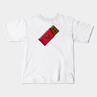 Chocolate HEART Kids T-Shirt